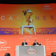Thierry Fremaux and Pierre Lescure attend the 72th Cannes Film Festival Official Selection Presentation on April 18, 2019 in Paris, France.